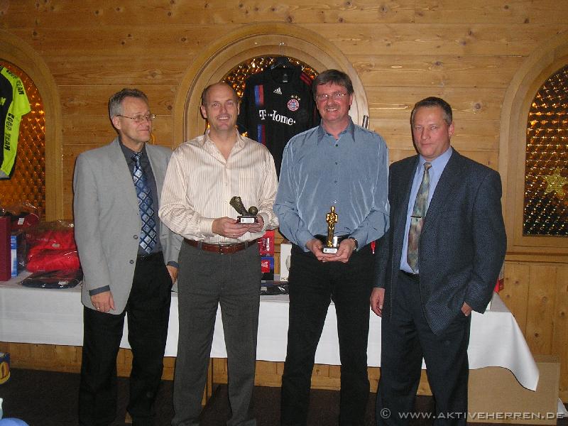 Abschlussfeier_AH_ 014 diesmal etwas ernster, links AH-Leiter Peter Drexl, rechts Teammanager Freddy Straubinger